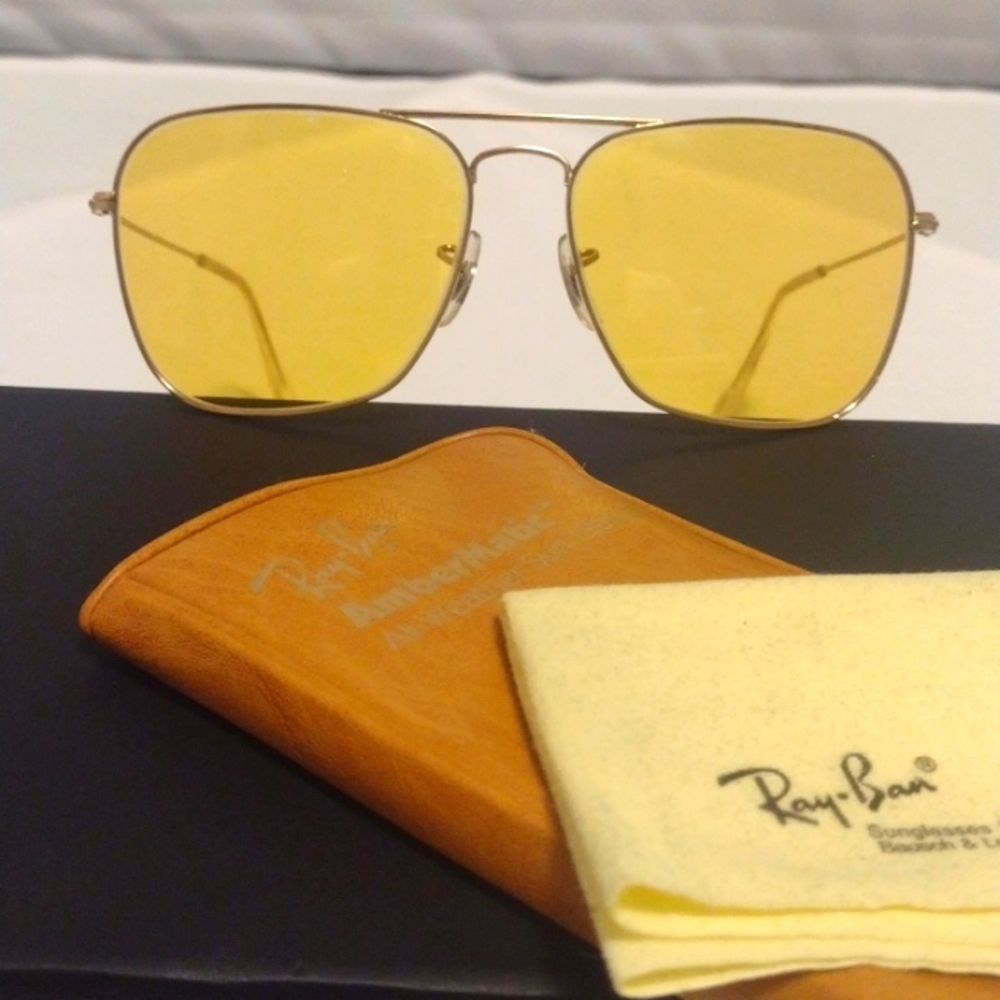 Ray Ban XXL Ambermatic Caravan Aviators